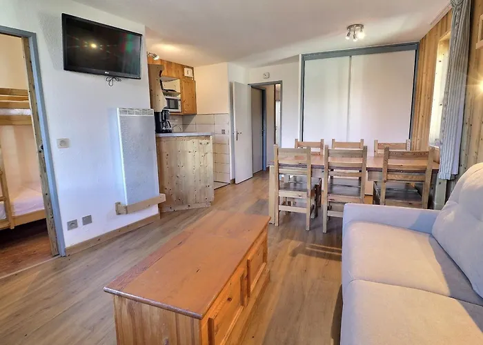 Confortable 2 Pieces + Cabine, Skis Aux Pieds, 5/6 Pers. - Fr-1-182a-4 Lejlighed Courchevel