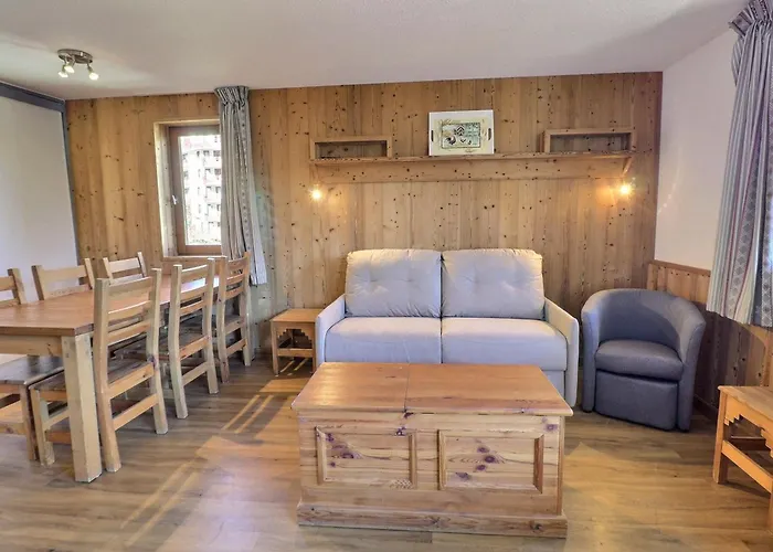 Confortable 2 Pieces + Cabine, Skis Aux Pieds, 5/6 Pers. - Fr-1-182a-4 *