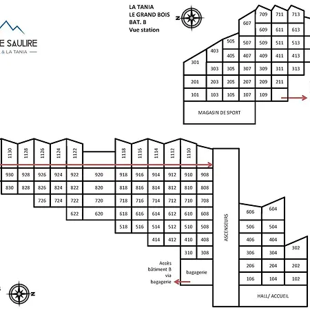 Confortable 2 Pieces + Cabine, Skis Aux Pieds, 5/6 Pers. - Fr-1-182a-4 Courchevel